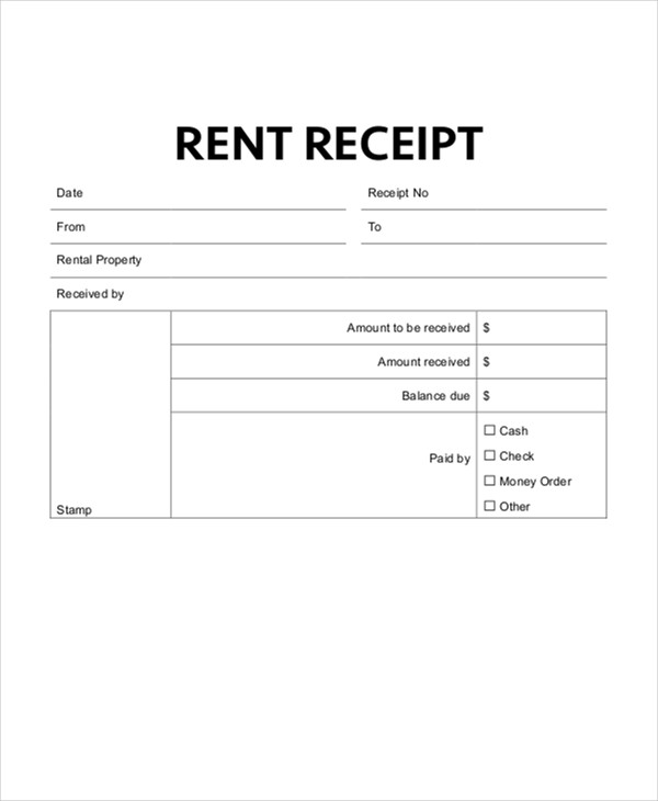 car rental bill format in word free download