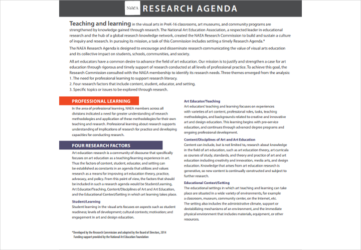 research agenda example