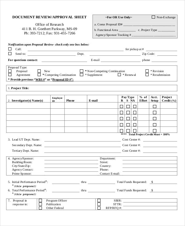 approval sheet in research example