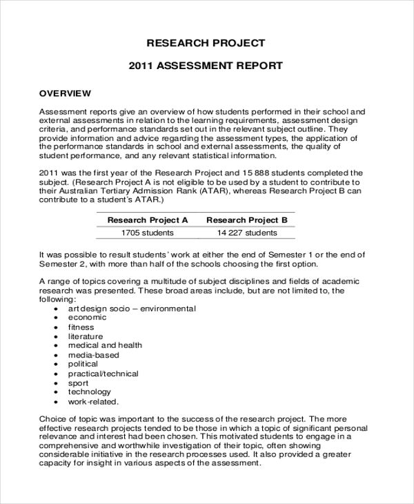 26+ Project Report Templates - Word, PDF, Docs