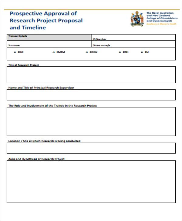 research proposal project