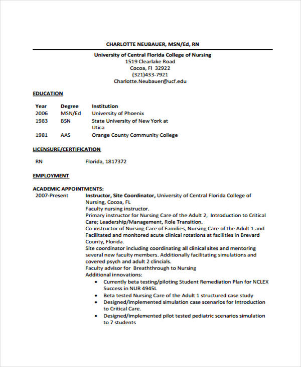 48+ Resume Formats in PDF