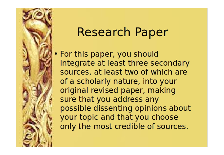 revised research paper