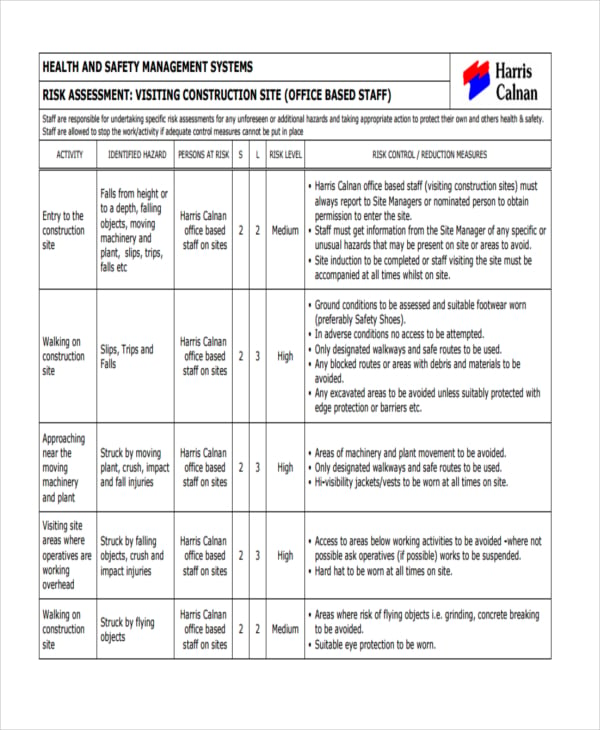 42+ Risk Assessment Templates