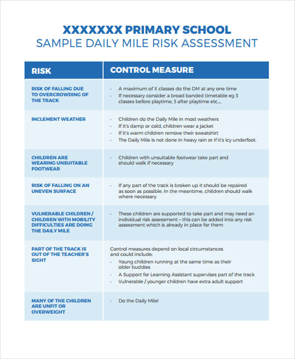 risk-assessment-for-primary-school