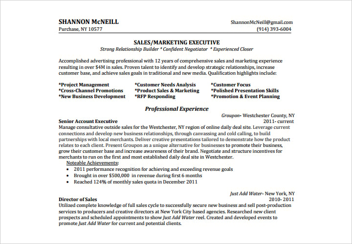 sales-marketing-executive-resume-example