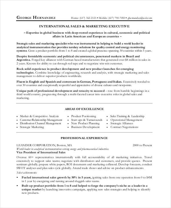 27+ Marketing Resume Templates in PDF