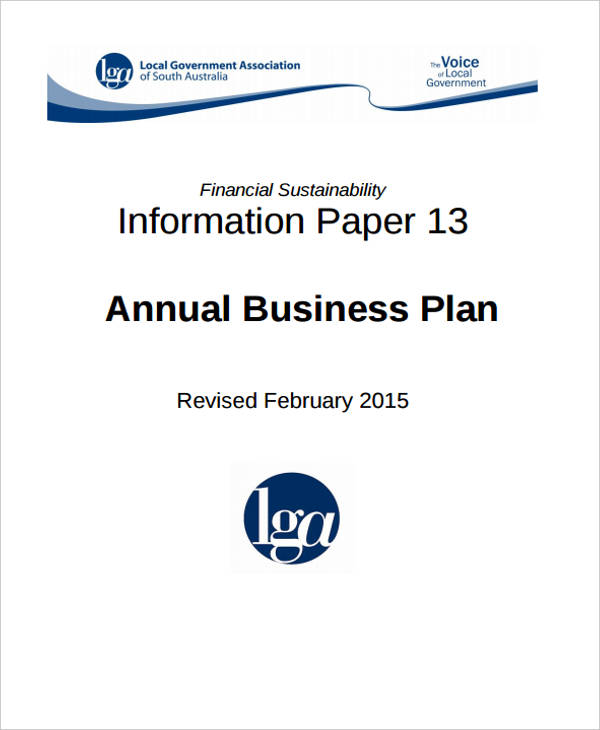 sample business plan for annual