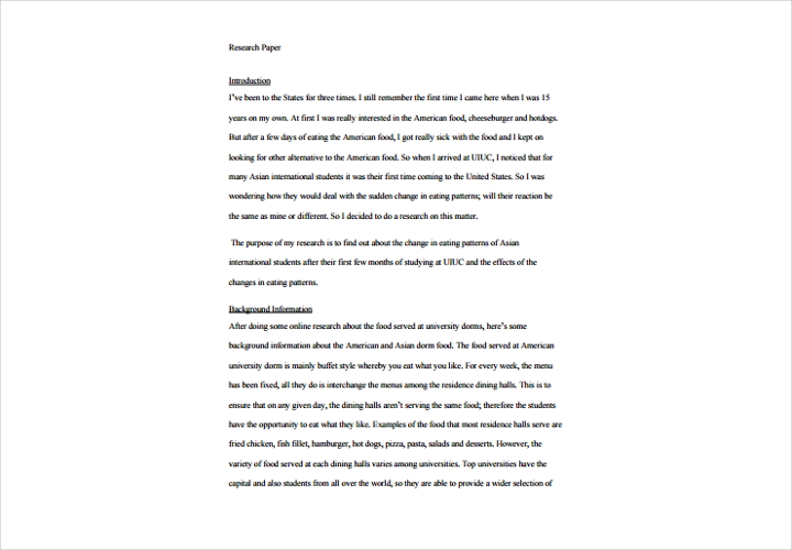 research paper introduction format