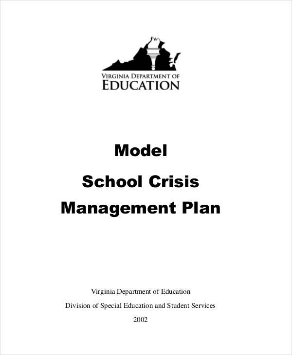 school crisis management plan