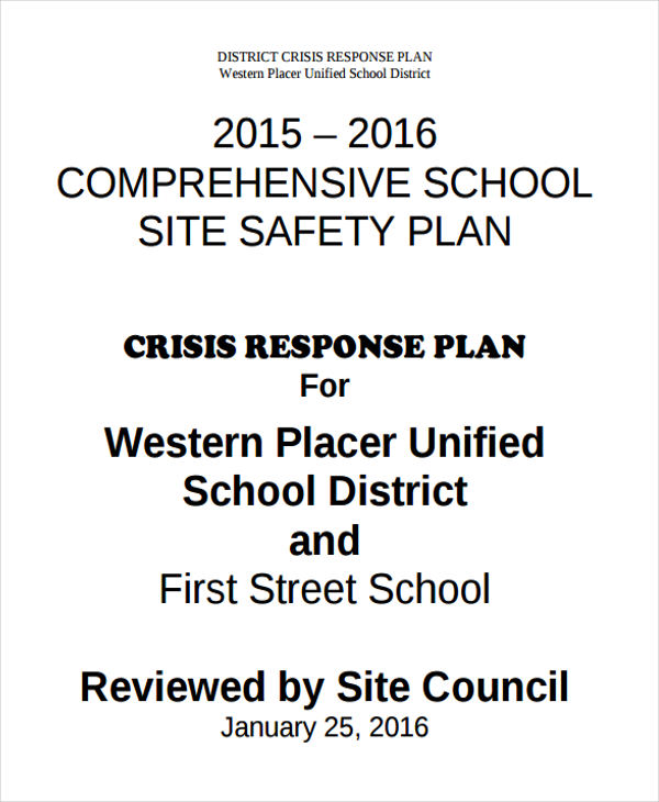 31 + Safety Plan Samples Google Docs, MS Word, Apple Pages