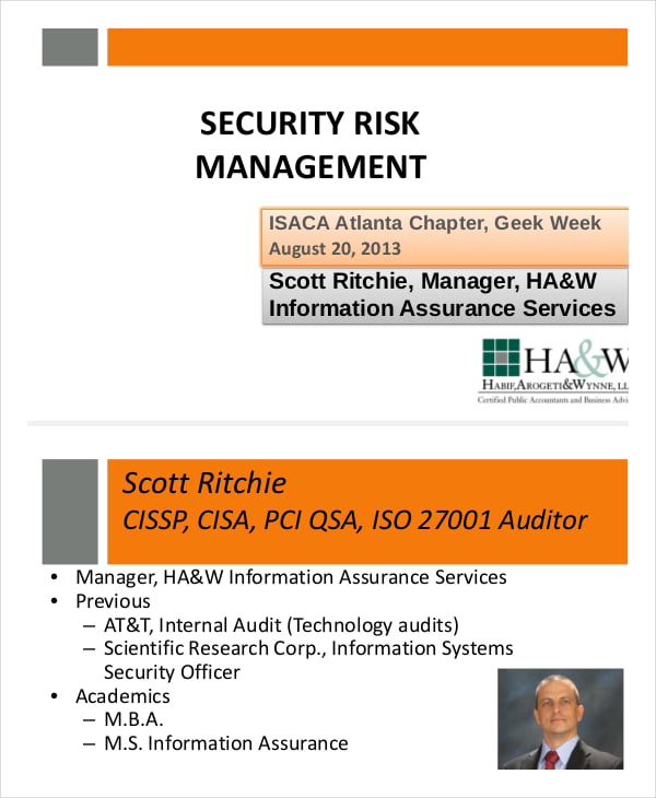 security-framework-risk-assessment
