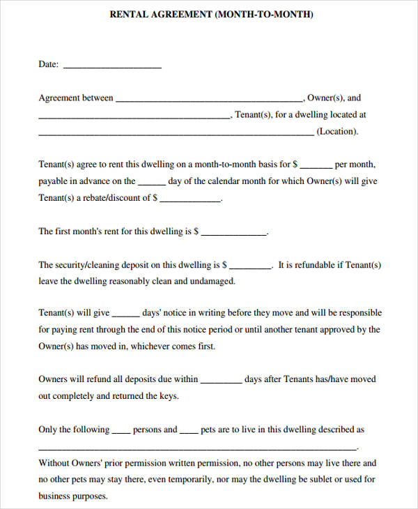 44+ Agreement Form Samples - Word, PDF