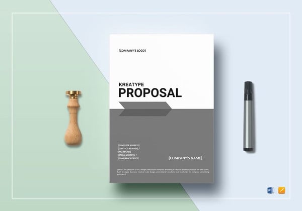 simple kreatype proposal template
