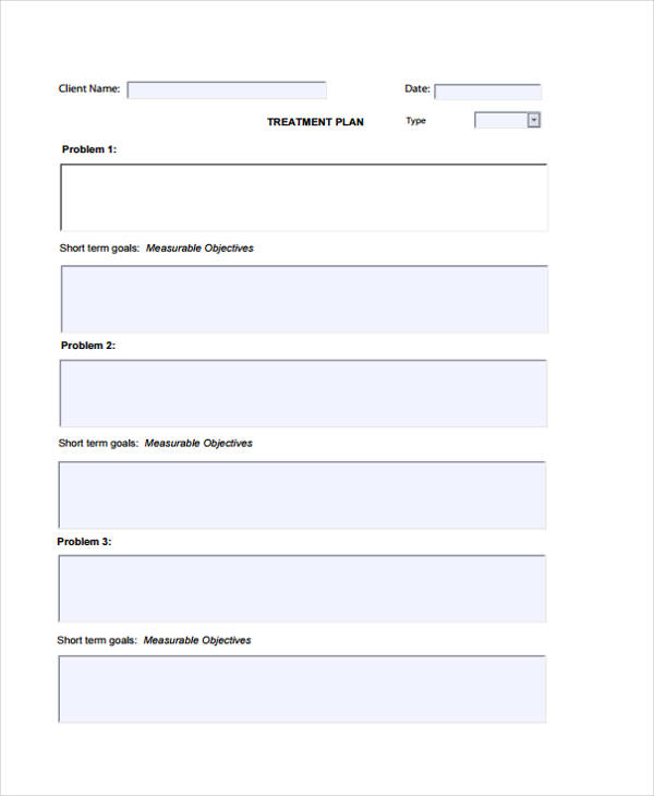 35 Treatment Plan Templates