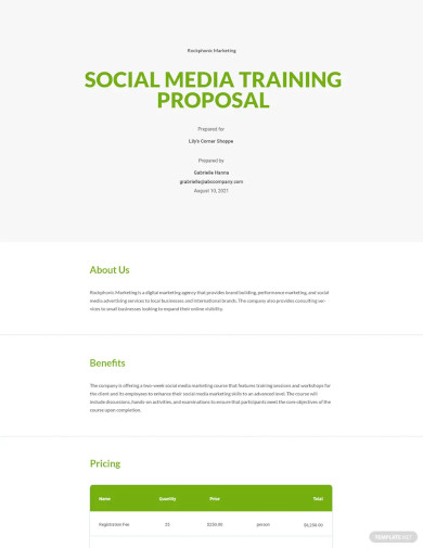 19+ Social Media Proposal Templates -Free Word, PDF Format Download