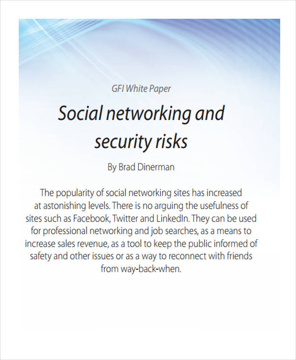social networking white paper