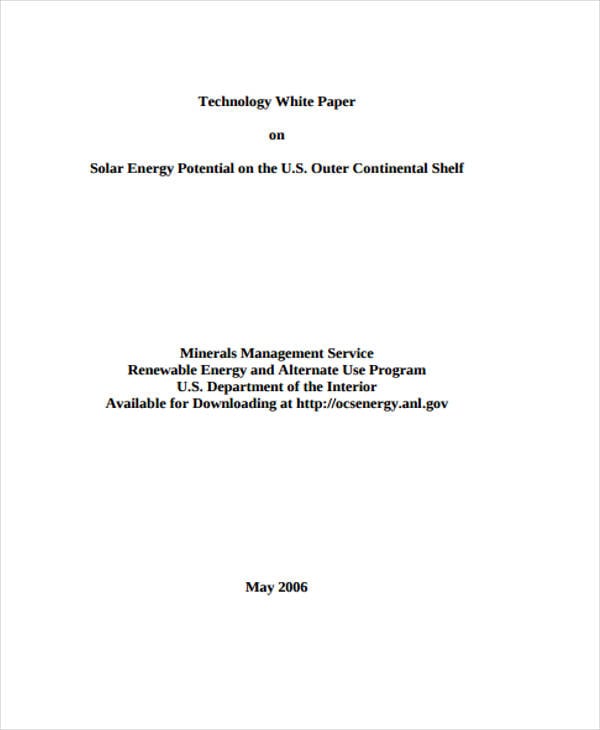solar energy white paper1
