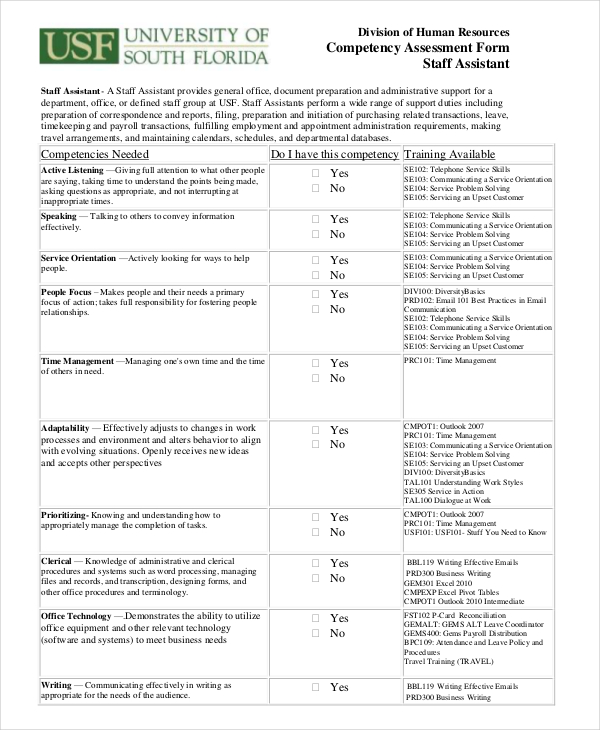 32+ Assessment Forms in PDF