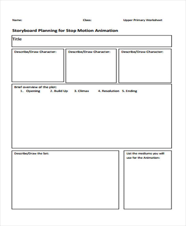 Storyboard Templates  Create a Storyboard Template  StoryboardThat
