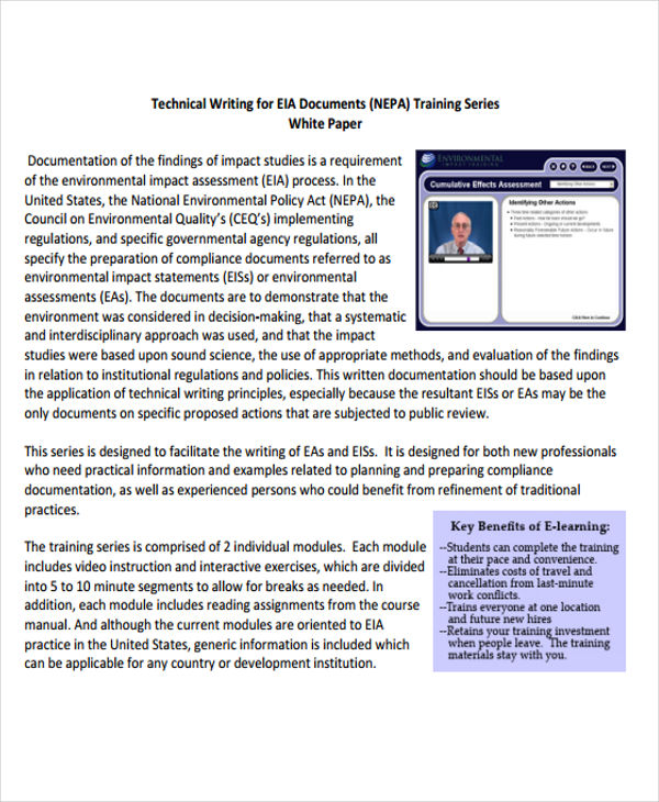 technical writing white paper