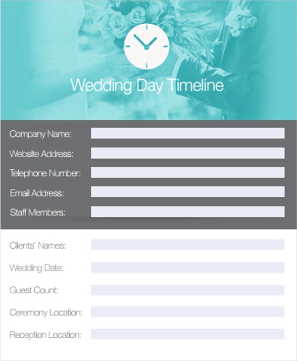 6-wedding-day-timeline-templates-free-samples-examples-format-download
