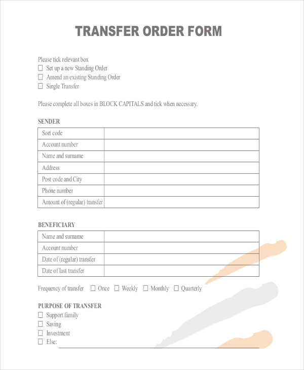 Money Order Forms 8+ Free Word, PDF Format Download