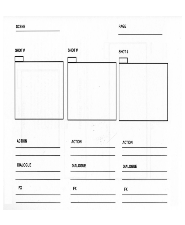 Advertising Storyboard Templates - 5+ Free Samples, Examples, Format 