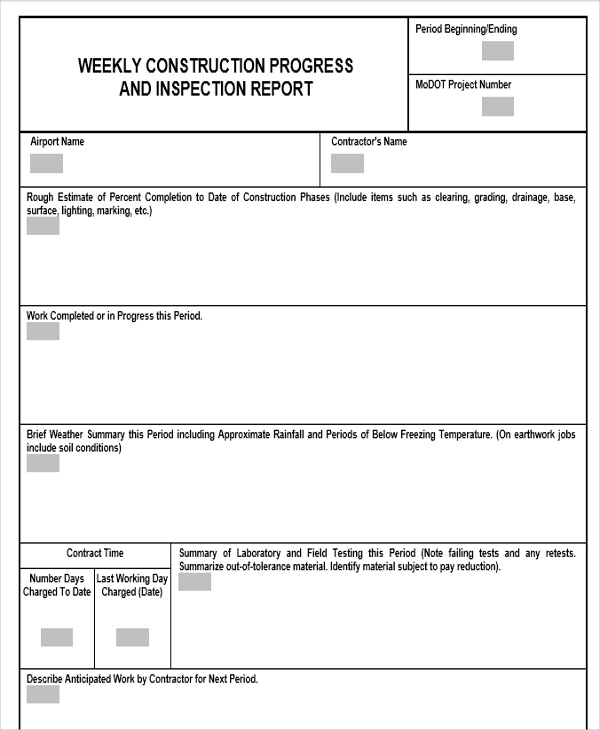 Drainage Report Template