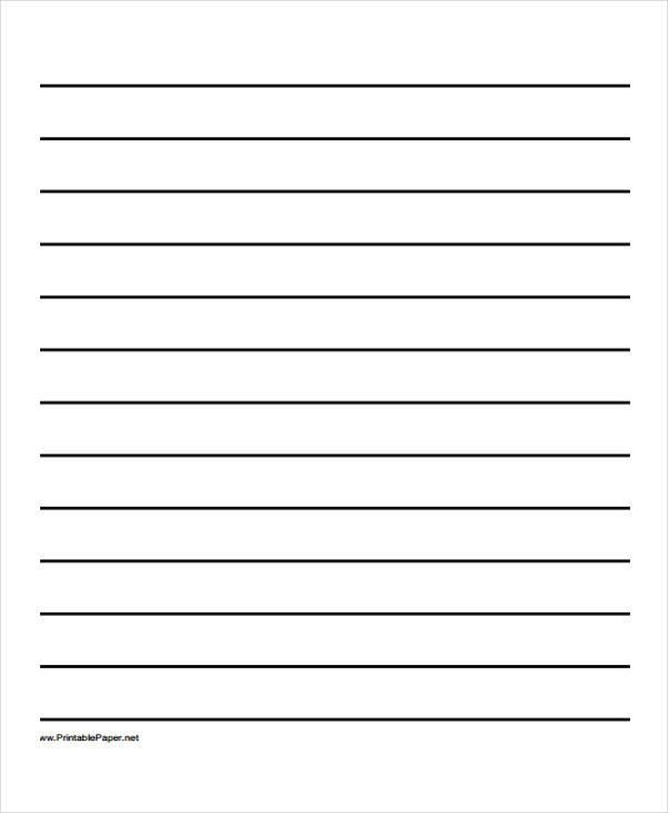 FREE 20+ Lined Paper Templates in PDF