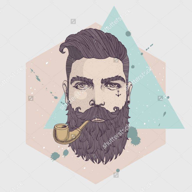 bearded hipster 788x785