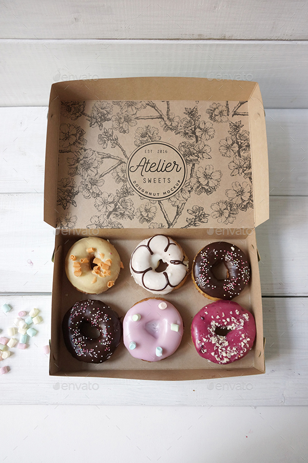 Doughnut Branding Mockup