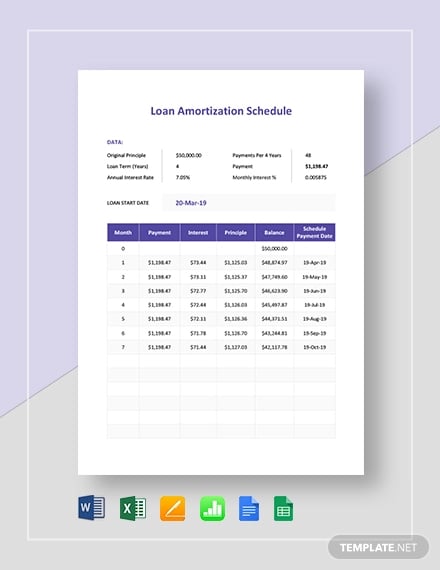 Ms Excel Loan Amortization Template from images.template.net