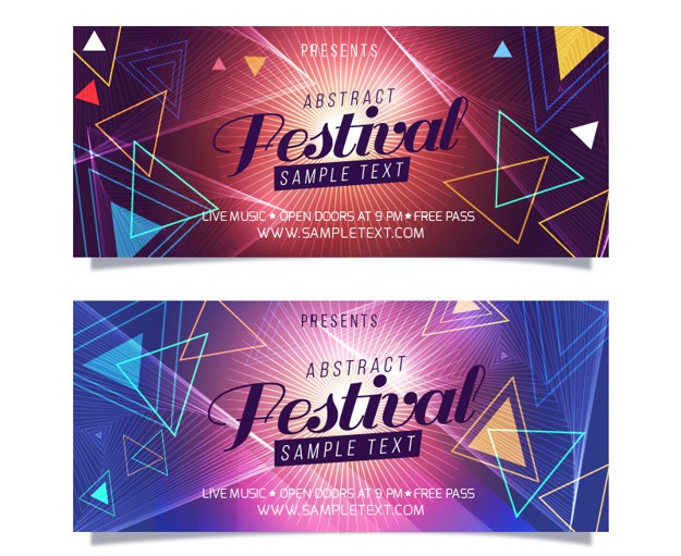 music festival banner