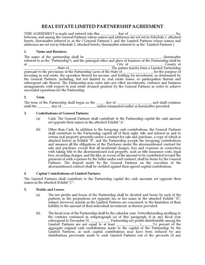 real estate partnership agreement page 001 788x1020