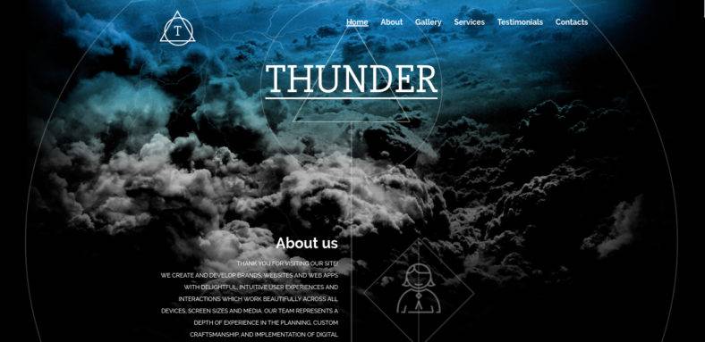 14+ Amazing Dark Themed Web Design Templates