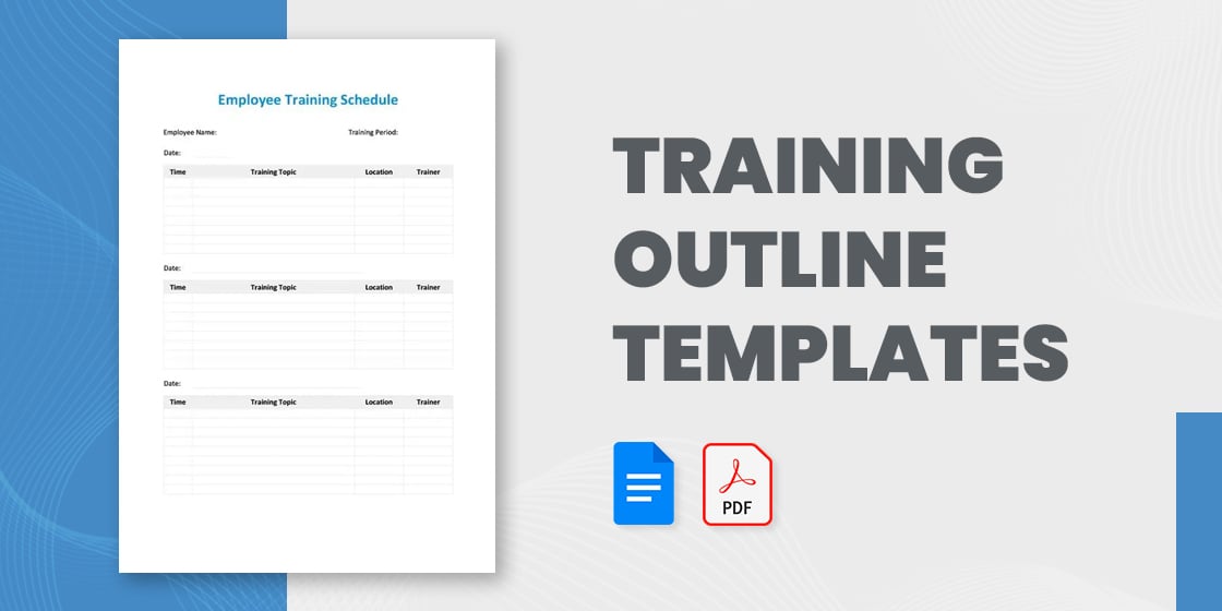 Training Outline - 18+ Examples, Format, Pdf
