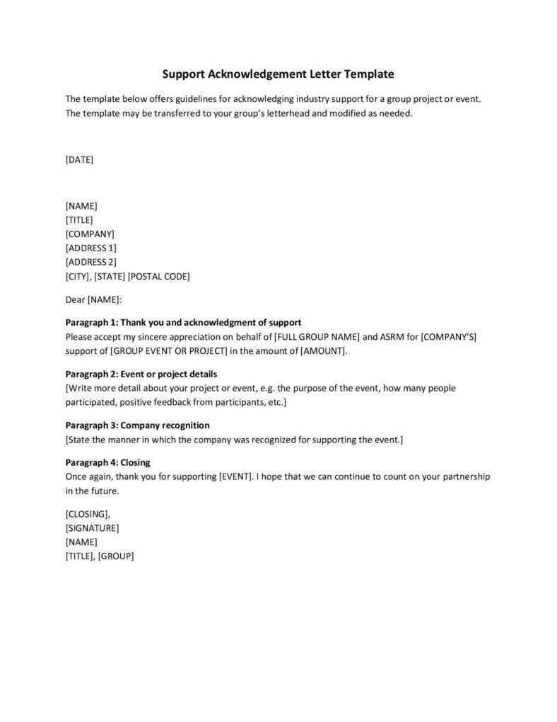 company acknowledgement letter template in pdf page 001 788x1020