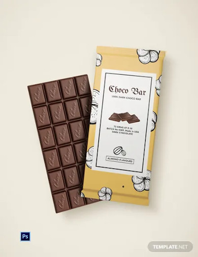 customize chocolate packaging template