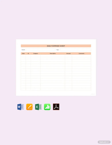 44+ Expense Sheet Templates in PDF