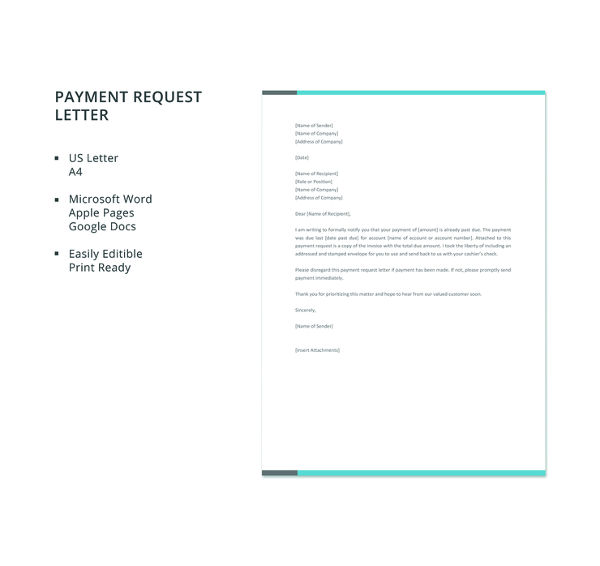 79+ Request Letter Samples - PDF, Word, Apple Pages, Google Docs | Free ...