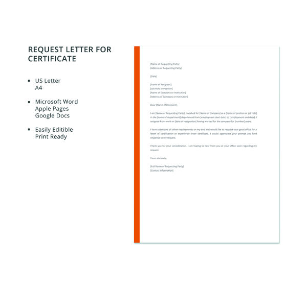 free-request-letter-for-certificate-template