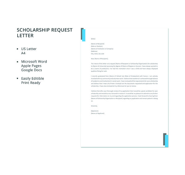 free-scholarship-request-letter-template
