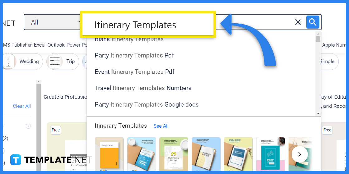 how to create an itinerary step