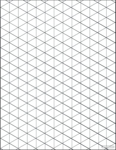 isometric graph paper template