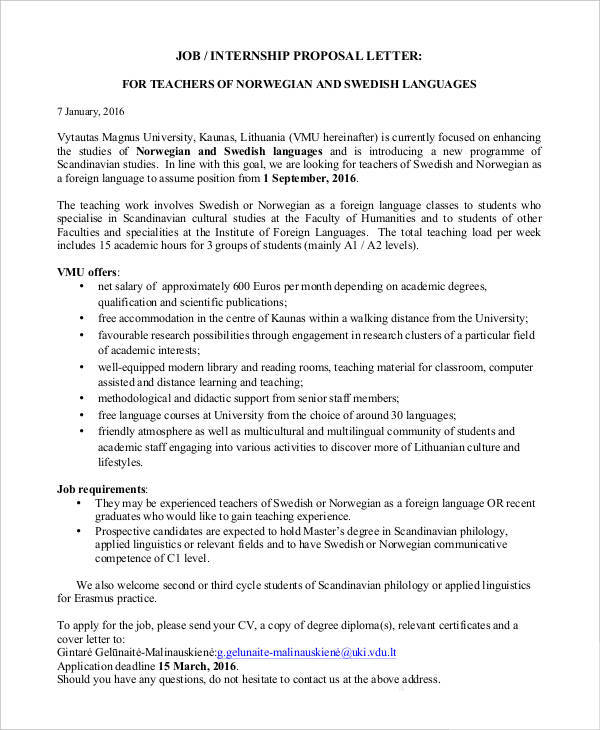job internship proposal letter1