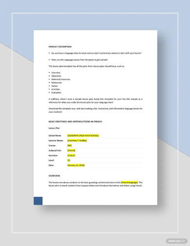 70+ Lesson Plan Templates in PDF | Free & Premium Templates