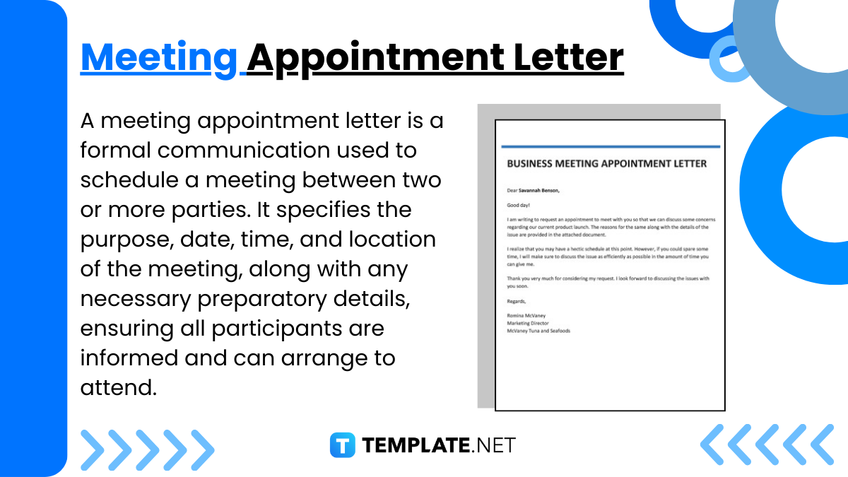 meeting appointment letter templates