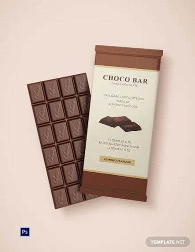 printable chocolate packaging template