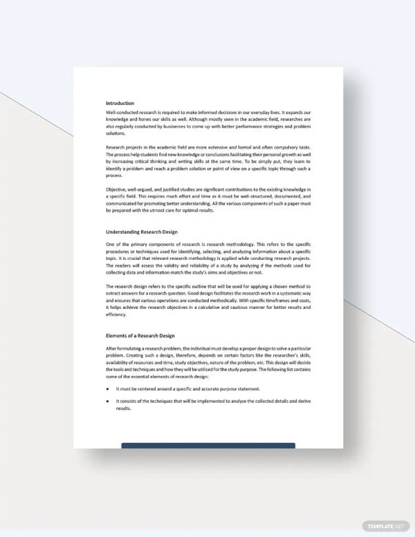 research design white paper template